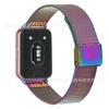 Para Samsung Galaxy Fit3 Correa de Reloj Inteligente SM-R390 Cierre Correa de Malla Milanesa de Acero Inoxidable