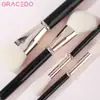 Brochas de Maquillaje Personalizadas al por Mayor 4 Juegos de Brochas Negras Incrustados con Diamantes Brocha para Rubor Sombra de Ojos Comercio Electrónico Transfronterizo Fuente Gracedo