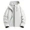 Chaqueta Cortavientos de Primavera y Otoño para Hombre, Chaqueta Fina de Montañismo, Ropa Exterior para Acampar y Senderismo, Deportiva Casual, Se Puede Imprimir Logo