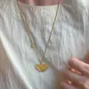 Colar com Pingente Borboleta Esmagada Estilo Retrô Chinês Popular Novo do Xiaohongshu É Exquisito e de Alta Qualidade, Dropshipping de Peça Única