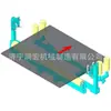 Dispositivo de Corrección Dinámica de Banda Minera B1200 Marco de Rodillo Alineador de Banda Transportadora Estructura Mecánica Ajustador Automático de Desviación