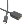 Cabo de conversão Micro HDMI para HDMI micro HDMI revolução HDMI mãe quadrado pequeno modo linha de vídeo HD 4K