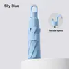 Compacto e portátil com fivela de anel, guarda-chuva com 70% de desconto, guarda-sol com revestimento preto para proteção solar, uso duplo para sol e chuva, guarda-chuva de sol com logotipo para publicidade