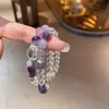 Pulseira de Contas em Forma de Cobra de Ametista Novo Estilo Chinês Retro Versátil Design de Nicho Elegante Joia de Mão para Mulheres
