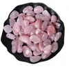 Grava de Cristal Rosa al por Mayor, Grava Desmagnetizadora de Cristal, Adornos de Cristal del Mar de China Oriental, Decoración del Hogar, Piedra para Acuario, Decoración, Aromaterapia