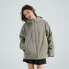 Chaqueta de Armadura Estilo Luo Tuo, Chaqueta Tres en Uno Unisex, Altamente Impermeable, Conserva el Calor, Cortavientos Chaqueta de Montañismo