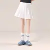 Roupa Infantil Elefante Tutu Saia para Meninas 2026 Verão Novo Estilo Saia Plissada Infantil Estilo Escolar Saia Curta Roupa de Verão