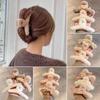 Pinza para el Cabello Grande de Peluche para Mujer 2025 Modelo Nuevo Pinza Tiburón de Gama Alta Estilo Coreano Sensación de Alto IQ Pinza Melard