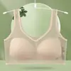 Comércio exterior transfronteiriço fino sem costura plus size colete de underwear sem aro confortável respirável push-up reúne coleta laterais seios sutiã