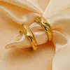 Anillo de Moda Transfronteriza Estilo Europeo y Americano, Acero Inoxidable 316, Simple y Moderno, Anillo Versátil de Lujo Ligero para Mujer, Venta al por Mayor