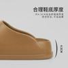 Pantuflas Nanbo Wan Birkken Pareja Verano Interior Hogar Suela Gruesa Impermeable Antideslizante Sandalias Baotou de Enfermera para Mujer
