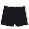 Pantalones de Seguridad Transpirables Sin Costuras para Mujer, Cintura Media, Entrepierna de Algodón Puro, Estilo Coreano para Estudiantes, Color Sólido, Anti-Exposición, Leggings para Mujer