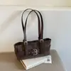 Bolsa Transversal de Ombro Estilo Baguete para Mulheres 2026 Outono Novo Estilo Elegante e Fashionável Bolsa Tote Bolsa de Mão para o Trabalho