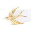 Nuevo Broche de Golondrina Esmaltado Mate Dorado de Venta Caliente Transfronteriza Europeo y Americano Moda Versátil Joyería Pin para Ropa de Mujer