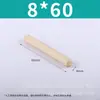 Taco de Madera con Veta Diagonal M6M8M10 Conector para Muebles Tapón Redondo de Madera Tres-en-Uno Espiga de Madera Decoración Cuña de Madera Taco de Madera Clavo de Madera