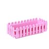 Maceta estilo valla rectangular larga para flores, de plástico, para huerto, maceta grande de resina, para balcón, especial para el hogar.