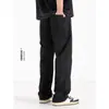 Calça Cargo Leve de Secagem Rápida Transfronteiriça Calças Esportivas Masculinas para Exterior Perna Larga Reta Paraquedista Casual Longa Masculina
