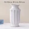 Jarrón de Cerámica Recipiente para Flores Blancas Estilo Chino Nuevo Flores Hidropónicas Diámetro Grande Boca Ancha Grande Simple Cultivo en Agua Adornos Frescos Cortados