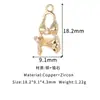 Verano Dulce y Fresco Estilo Traje de Baño Microincrustaciones de Circonita Colgante Accesorios para Joyería DIY Lazo Joyería de Lujo Ligero Zhongxing