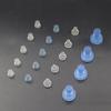 Atacado 5-9mm silicone anti-colisão partículas embutidas sólido buraco plug silencioso macio borracha transparente partículas de borracha transparente buraco plug