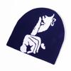 Gorro de punto jacquard de diseño coreano simple, de gran venta transfronteriza, con personalidad popular europea y americana, ideal para deportes al aire libre.