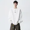 Nueva Sudadera de Moda y Sencilla para Hombre Otoño/Invierno 2026, Estilo Delgado de Corte Amplio Moderno, Top de Otoño Talla Grande para Adolescentes