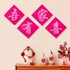 Decorações de Casamento Atacado para Decorar o Quarto de Casamento e a Sala de Estar, Decorações Vermelhas Festivas, Fabricante de Novas Decorações de Casamento com o Personagem''