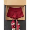 Pantalones Cortos Deportivos Rojos Picantes para Mujer, Nuevo Estilo Verano 2025, Pantalones Cortos de Yoga Petite con Cordón, Ajustados a la Cadera, Adelgazantes, de Cintura Baja, Hot Pants