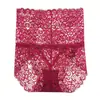 Explotaciones de comercio exterior ropa interior de encaje de cintura alta para mujer transparente hueca sexy de encaje bragas de cadera transpirables