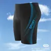 Bermudas de natação masculinas atacado perna longa calça 7 pontos praia fonte termal bermudas de natação boxer bermudas de natação elásticas macias bermudas de natação com estampa offset