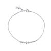 Colección de Pulseras de Diamante de Plata 925 Transfronterizas Europeas y Americanas Que No Se Desvanecen, Oro Real 18K Pulseras Versátiles de Lujo Accesible Venta al por Mayor Ui