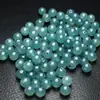 Contas redondas de jadeíte azul natural 6mm conta solta única pulseira DIY joias acessórios de jadeíte contas atacado