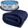 Alfombra de Piscina de Fieltro, Antipinchazos, Alfombrilla Gruesa para Suelo, Alfombra Antideslizante para Bañera, Alfombra Redonda Sin Costuras Transfronteriza para Piscina