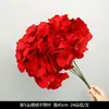 Boda rojo floral flor artificial decoración de boda china flor falsa arreglo de suelo adornos de escenario ramo flores de boda