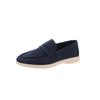 Comercio Exterior talla grande Zapatos Nuevos para Mujer Estilo Británico Mocasines sin Cordones Celebridad de Internet Femenina Punta Fina Zapatos de una Sola Capa de Comercio Exterior Vintage Doudou