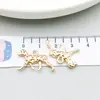 Pingente Misto de Liga de Ouro 100K Série Estrela Sol Lua Pingente Acessórios para Pulseira Colar DIY
