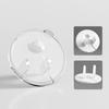 Cubierta protectora de enchufe anti-descarga eléctrica estilo europeo americano Corea del Sur enchufe de alimentación de 2 fases y 3 orificios tapón de seguridad para orificio de enchufe estándar francés de silicona