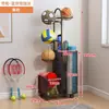 Cesta de Almacenamiento para Esterilla de Yoga, Estante de Almacenamiento para Equipos Deportivos y de Fitness del Hogar, Estante de Almacenamiento para Espacios para Bádminton y Baloncesto