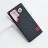 Aplicable a Funda para Teléfono Nubia Red Magic 11 Air, Funda Magnética de Cuero Liso, Cubierta Protectora Antideslizante a Prueba de Caídas para Red Magic 11 Pro+