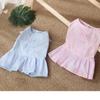 Fábrica primavera e verão animal de estimação manga voadora cintura sling ursinho de pelúcia cachorro pequeno de leite gato fofo transparente microelástico