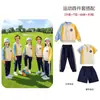 Conjunto de Uniforme de Jardín de Infancia, Uniforme de Béisbol Estilo Universitario para Estudiantes de Primaria, Uniforme Deportivo para Primavera, Verano y Otoño, Conjunto de Tres o Cuatro Piezas para Niños y Niñas