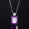 2024 nuevo traje retro Huabi joyería taladro de alto carbono corte flor de hielo taladro morado incrustación de cobre mujer 12*16-10*12