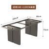 Pernas de Mesa de Jantar de Pedra de Luxo Novo Suporte de Perna de Mesa de Mármore Aço Inoxidável Base de Mesa de Jantar de Chá Pernas de Mesa Grandes de Ardósia