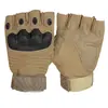 Guantes tácticos de caparazón blando, de medio dedo, resistentes al desgaste, antideslizantes, con protección para exteriores, para lucha, fitness, ciclismo, deportes, guantes de medio dedo
