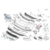 1188855903 1188856003 Es Adecuado para Parachoques Delantero de Mercedes-Benz W118 2014-2025..