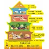 Pirámide Alimenticia Equilibrada 2022 Imán para Refrigerador Guías Alimentarias Pirámide Alimenticia Pegatina Magnética Modelo de Pirámide Alimenticia