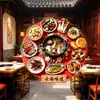 Imanes de Nevera de Comida de Yunnan Dali Lijiang Souvenirs Turísticos Culturales y Creativos Resina 3D Relieve Pegatinas Magnéticas Venta al por Mayor
