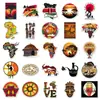 50 pegatinas con temática africana, productos transfronterizos más vendidos, con logotipos, edificios, animales, grafitis, cascos, planificadores, botellas de agua y pegatinas para refrigerador