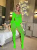 Lencería Sexy Europea y Americana de Entrepierna Abierta Sexy Unitalla de Manga Larga Sedoso Transparente Hombros Descubiertos Body de Malla W819