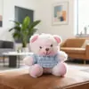 Oso Lindo con Suéter Colgante Juguete de Peluche Muñeca Oso de Peluche Colgante de Bolsa Llavero Muñeca Muñeca